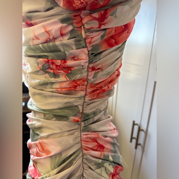 Donnèe Par Dieu Floral Long Sleeve Dress - Picture 6 of 7